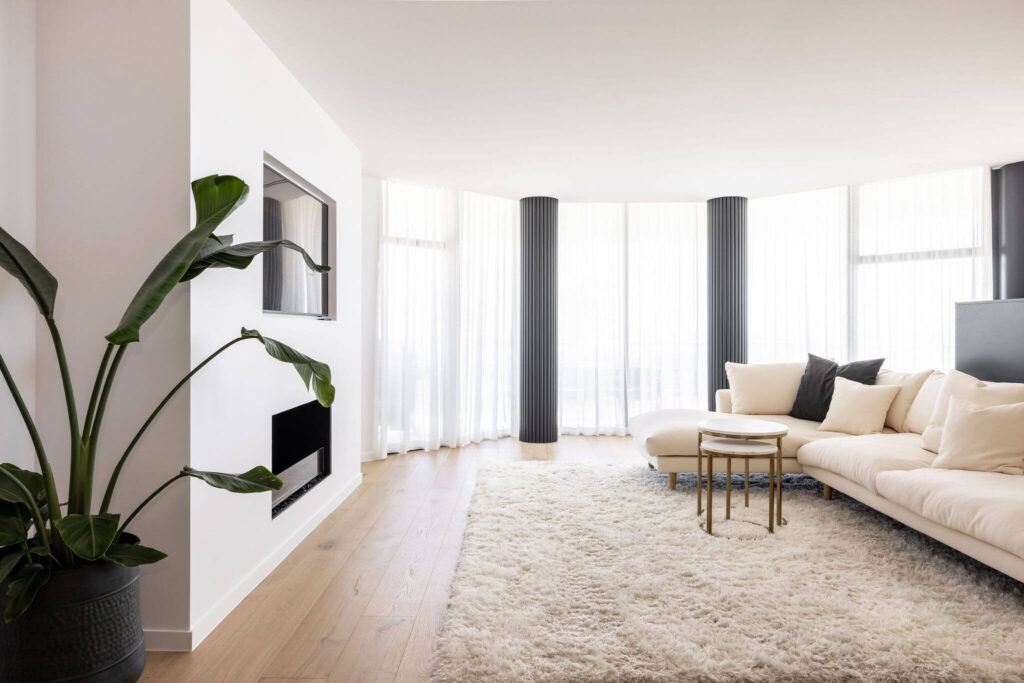 Stunning Textured Apartment Renovation Services Providers image