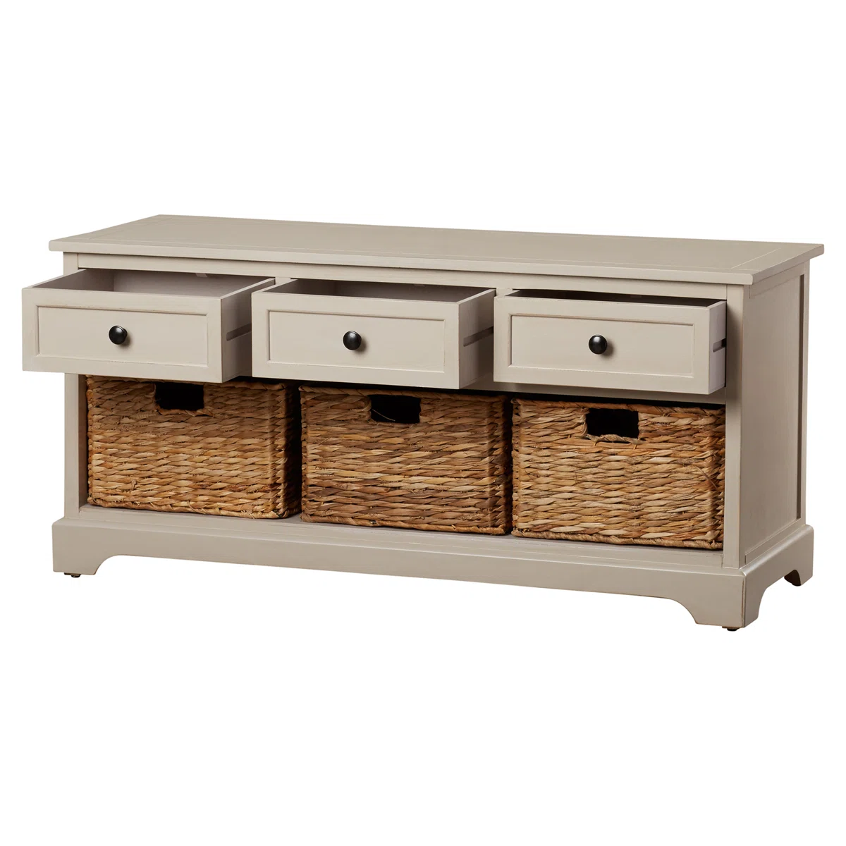 Clevedon Wood Storage Bench