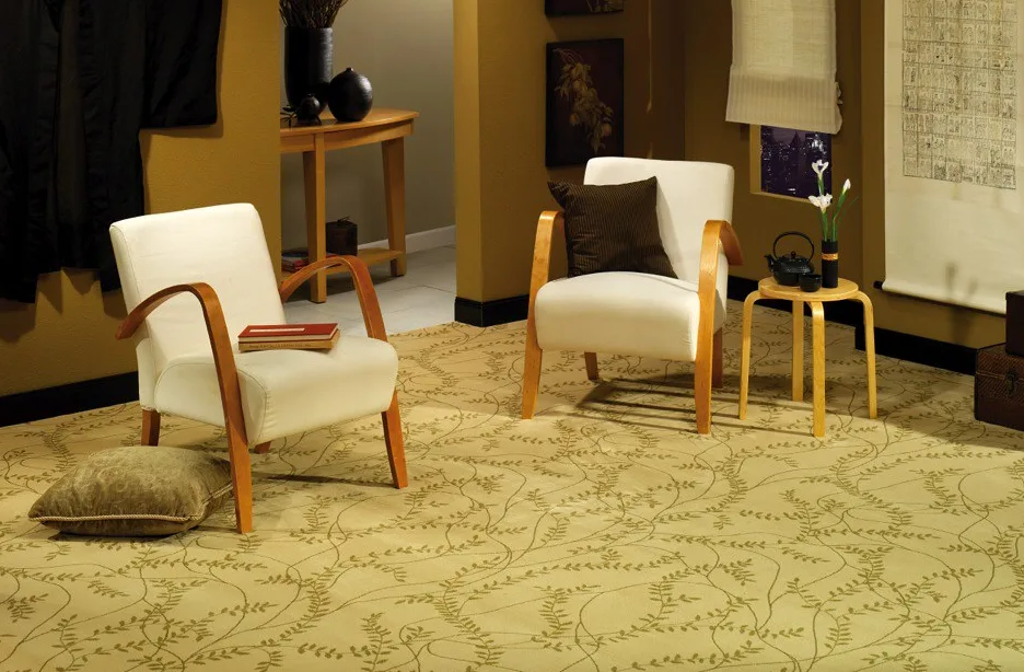 Cozy wall to wall carpet for a comfortable home interior