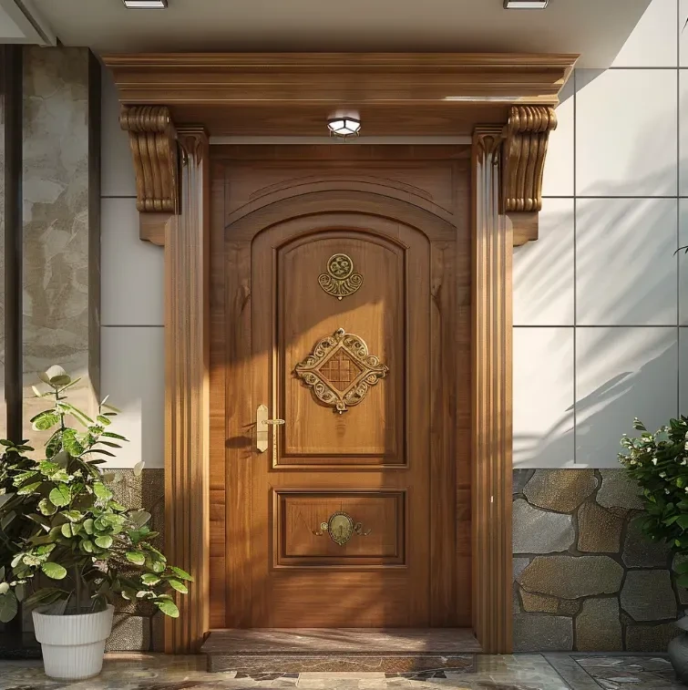 Customized door showcasing tailored design details