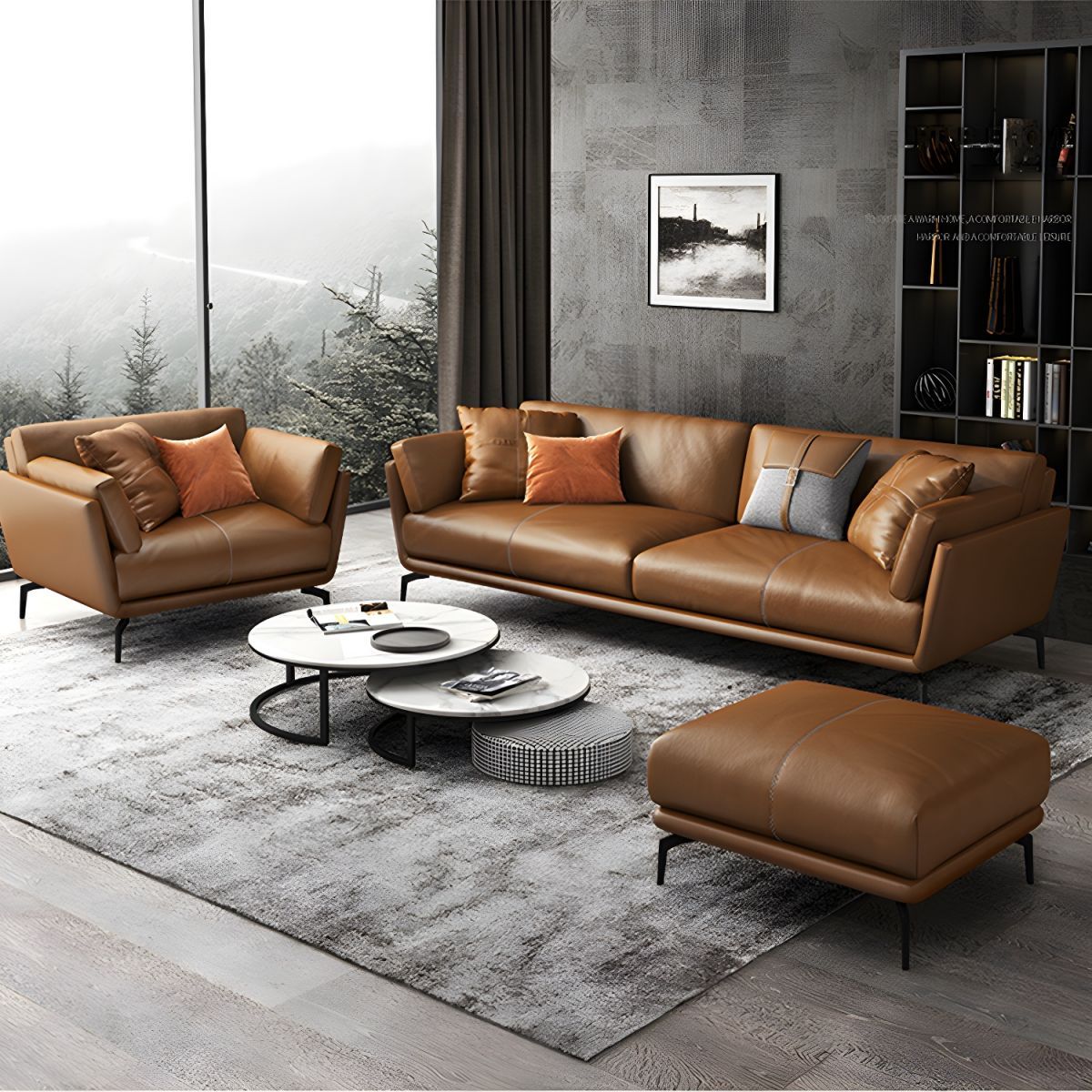 Luxury Sofa Set (Italian / Velvet / Leather)