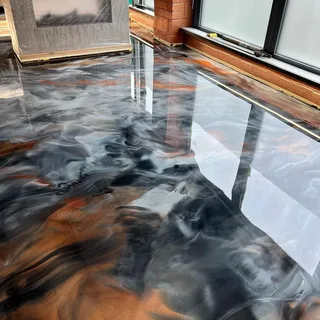 Showroom Epoxy Floor Finish