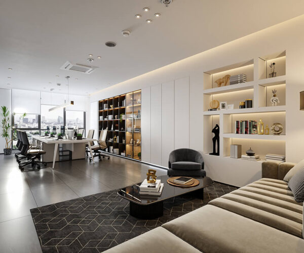 custom made office room